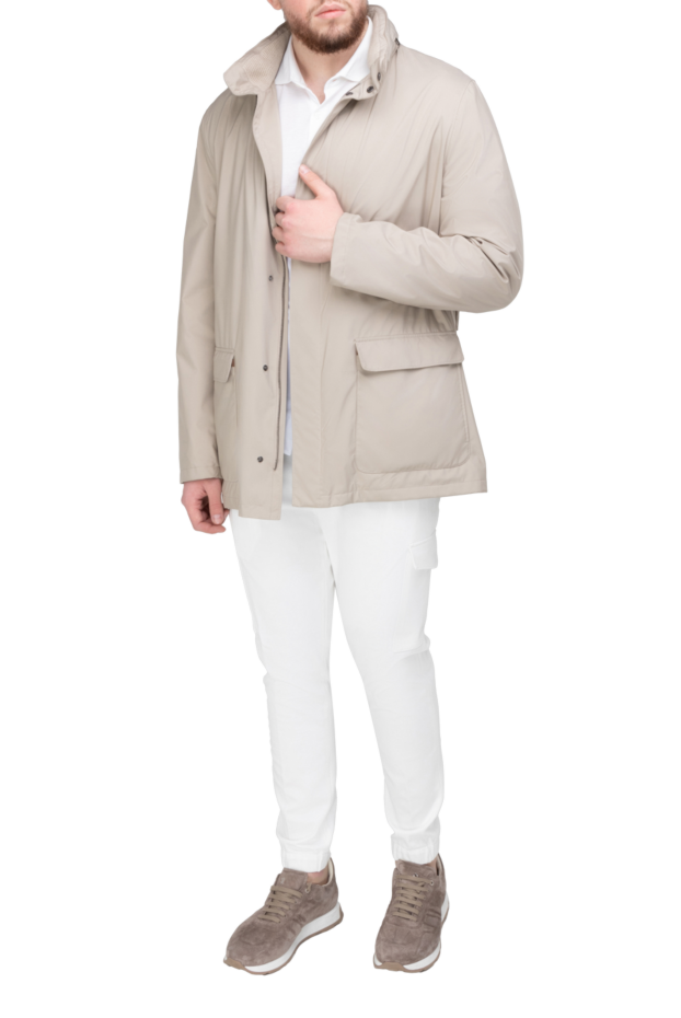 Loro Piana men's light beige jacket made of premium technical materials 169025 - photo 2