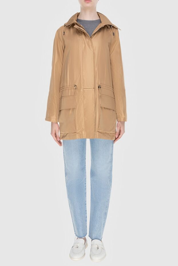 Loro Piana beige polyester and silk jacket for women 169026 - photo 2