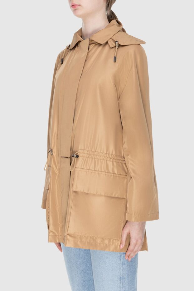 Loro Piana beige polyester and silk jacket for women 169026 - photo 3