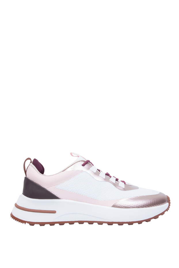 Loro Piana woman pink textile and leather sneakers for women buy with prices and photos 169031 - photo 1