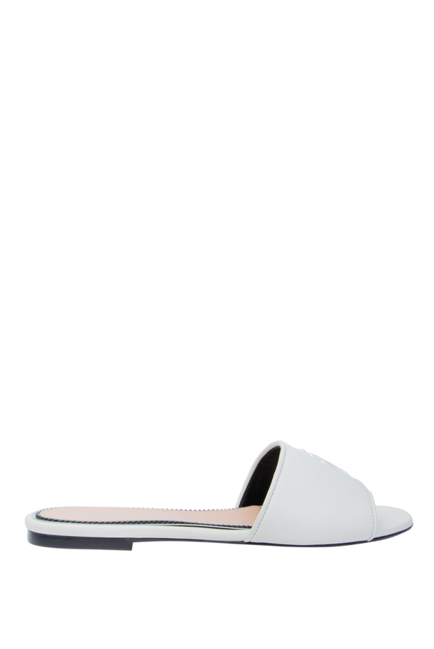 Ermanno Scervino woman white leather flip-flops for women buy with prices and photos 169052 - photo 1