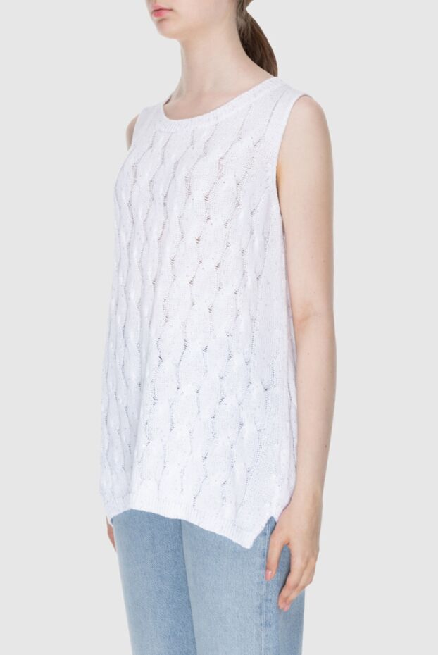 Panicale white womens sleeveless jumper 169086 - photo 3