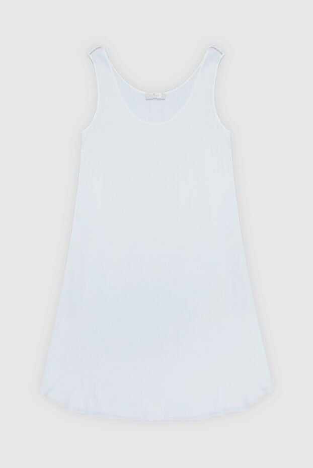 Panicale dress made of lightweight fabric with a deep neckline and a loose silhouette 169092 - photo 1