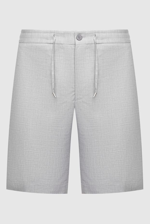 Gray wool shorts for men - photo 1