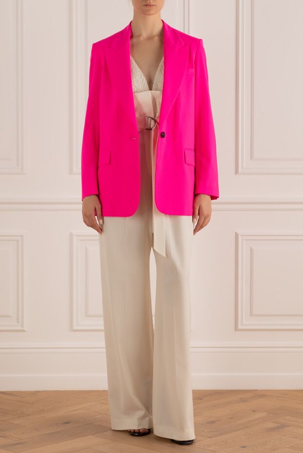MSGM jacket made of wool and elastane pink for women 169135 - photo 2