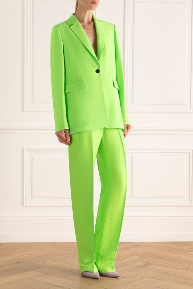 MSGM green viscose pantsuit for women 169137 - photo 3