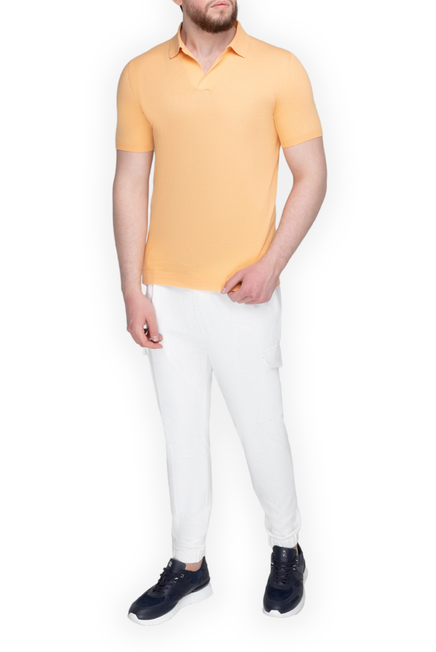 Loro Piana polo made of cotton yellow for men 169185 - photo 2