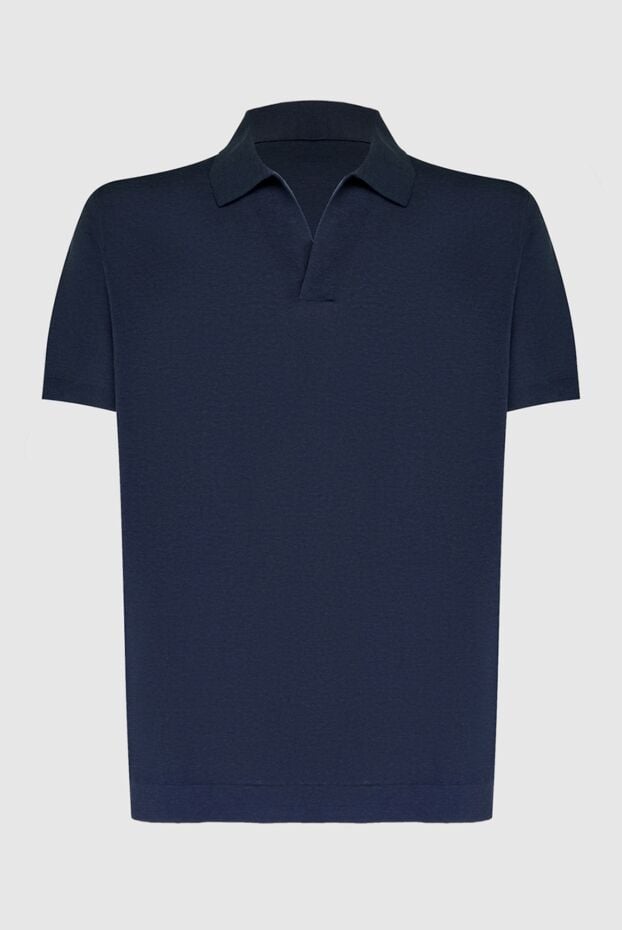 Loro Piana polo from cotton blue for men 169186 - photo 1