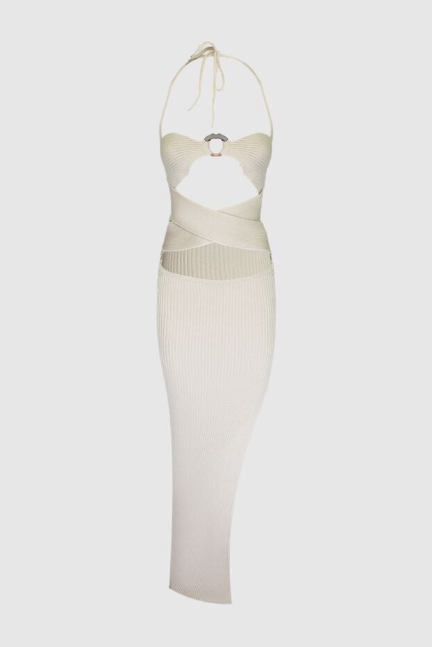 Giuseppe Di Morabito white cotton dress with bold cutouts women's 169254 - photo 1