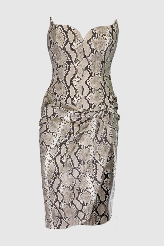 Giuseppe Di Morabito bustier dress with a slit beige women's 169264 - photo 1