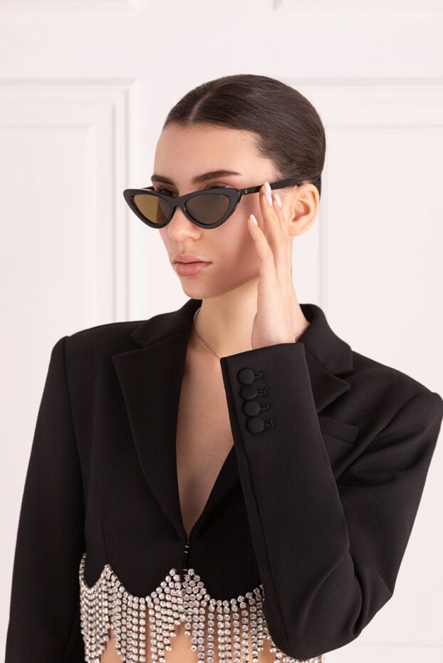 Giuseppe Di Morabito жіночі окуляри для захисту від сонця коричневі жіночі купити фото з цінами 169273 - фото 2