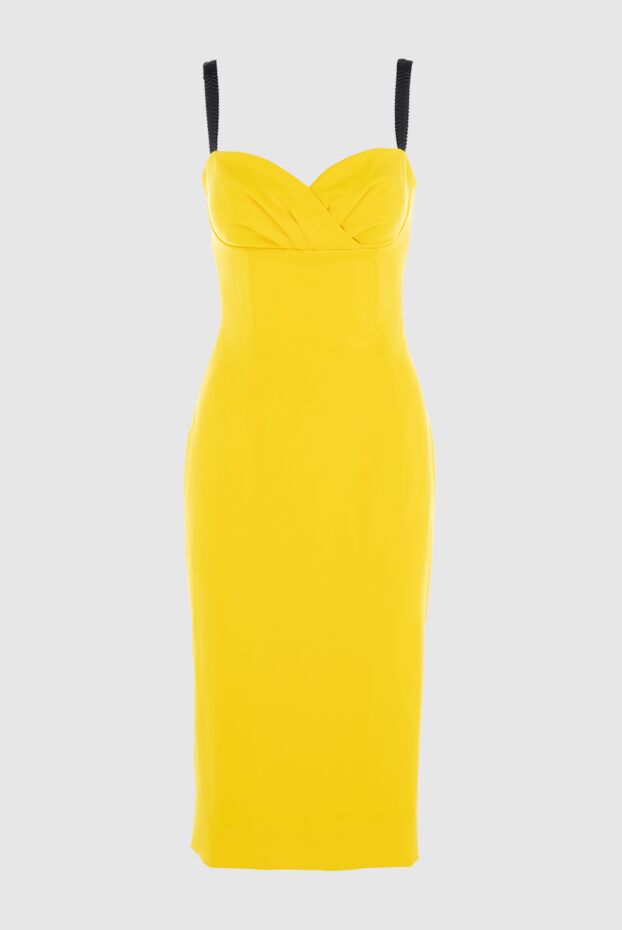 Dolce & Gabbana женские платье желтое женское купить с ценами и фото 169324 - фото 1