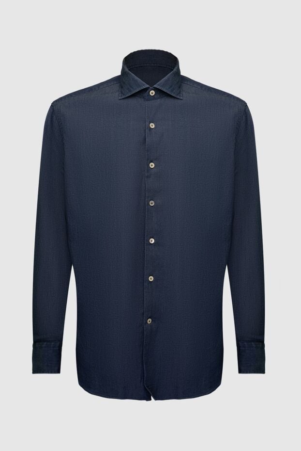 Alessandro Gherardi men's classic dark blue shirt (markdown) 196536 - photo 1