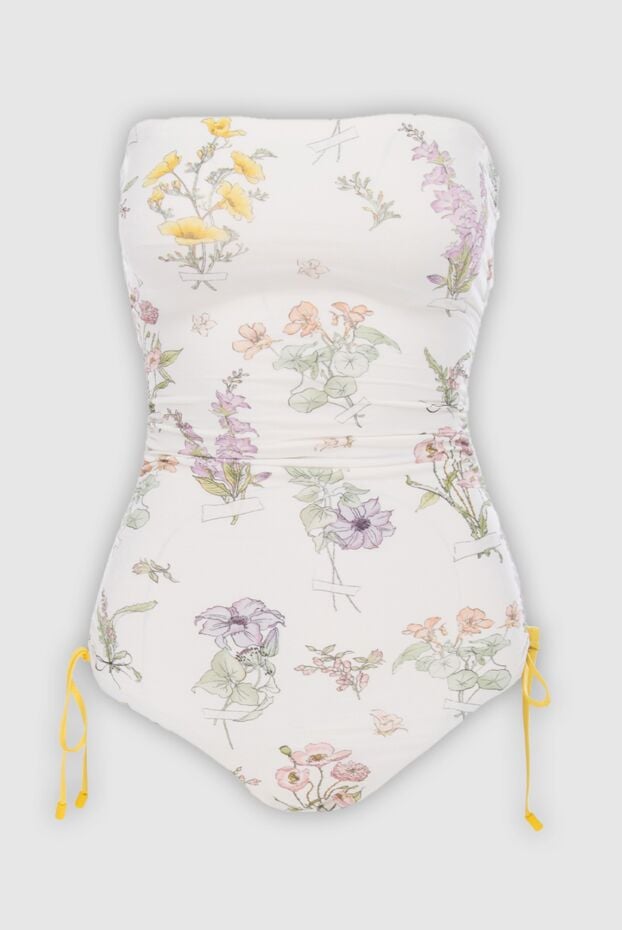 Zimmermann floral print swimsuit with thin yellow straps 169395 - photo 1