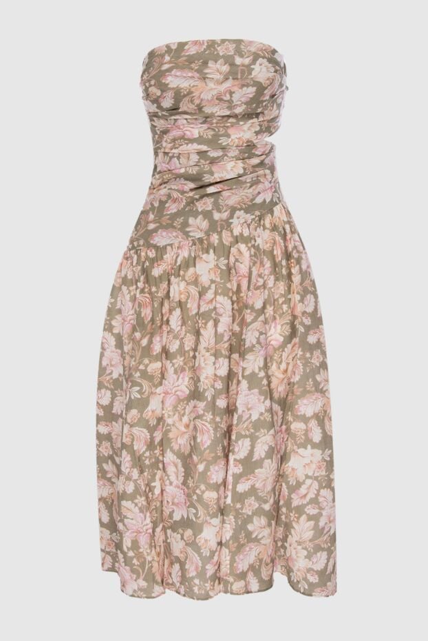 Zimmermann floral linen dress with cutout waist 169404 - photo 1