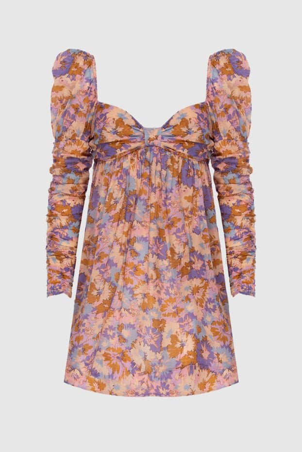 Zimmermann mini dress with floral print neckline and puff sleeves 169408 - photo 1