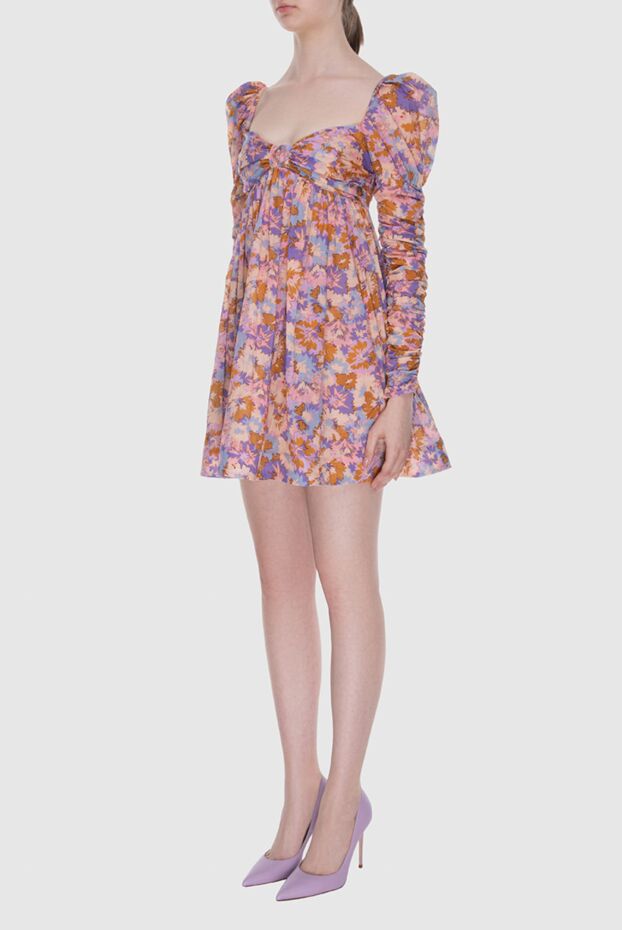 Zimmermann mini dress with floral print neckline and puff sleeves 169408 - photo 3
