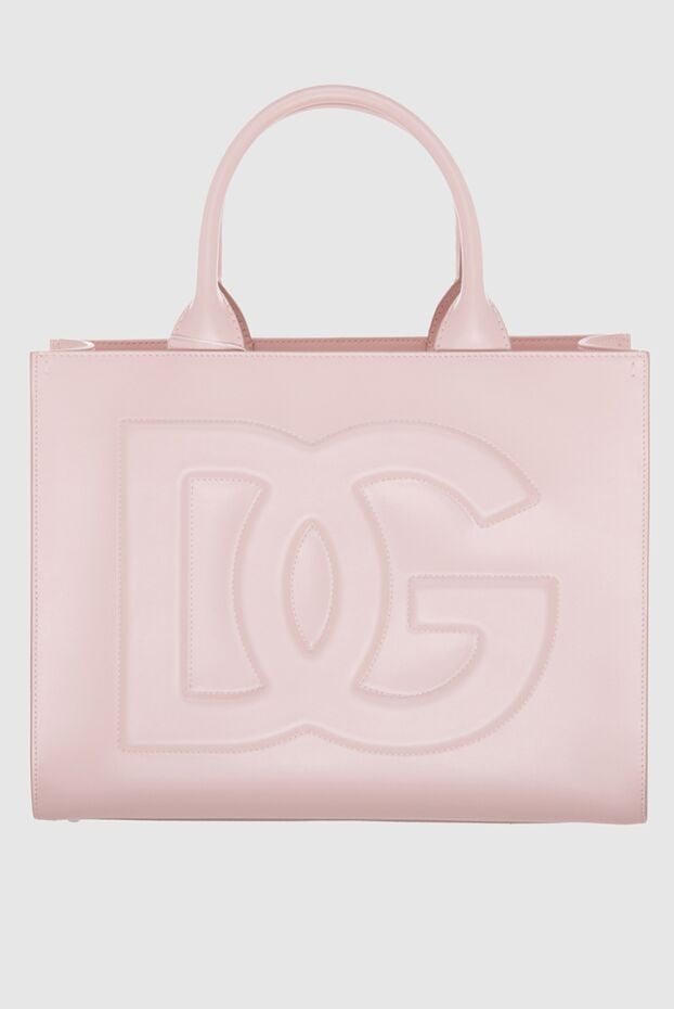 Dolce & Gabbana женские сумка из кожи розовая женская купить с ценами и фото 169481 - фото 1