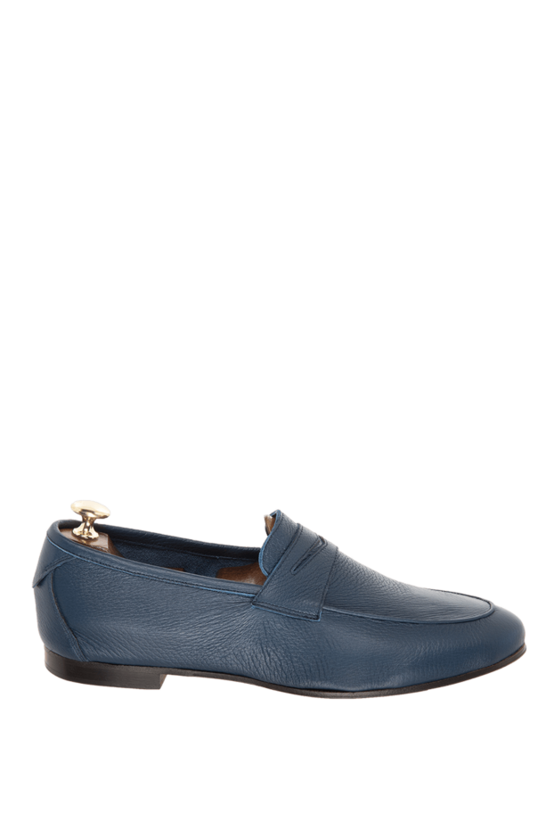 Andrea Ventura man blue leather loafers for men buy with prices and photos 169540 - photo 1