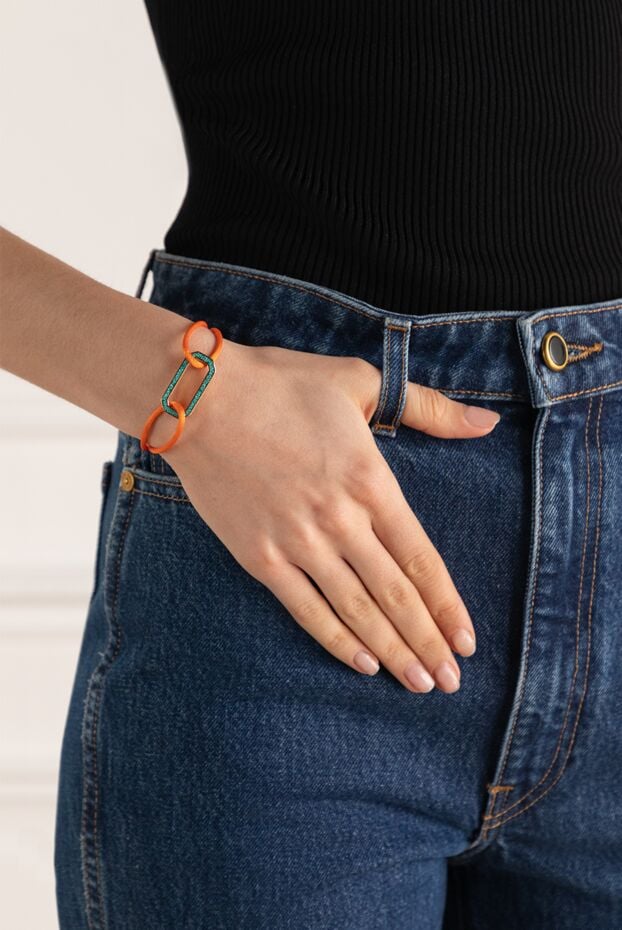Makova orange bracelet for women 169603 - photo 2