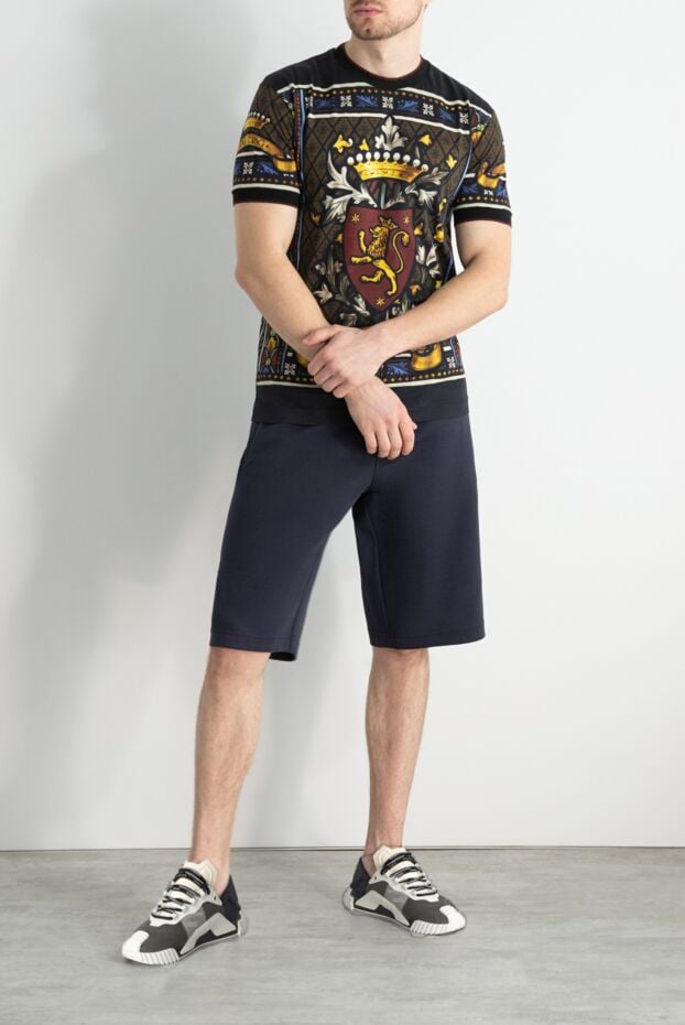 Dolce & Gabbana трикотажні шорти зі зручною посадкою та шнурком 169618 - фото 2