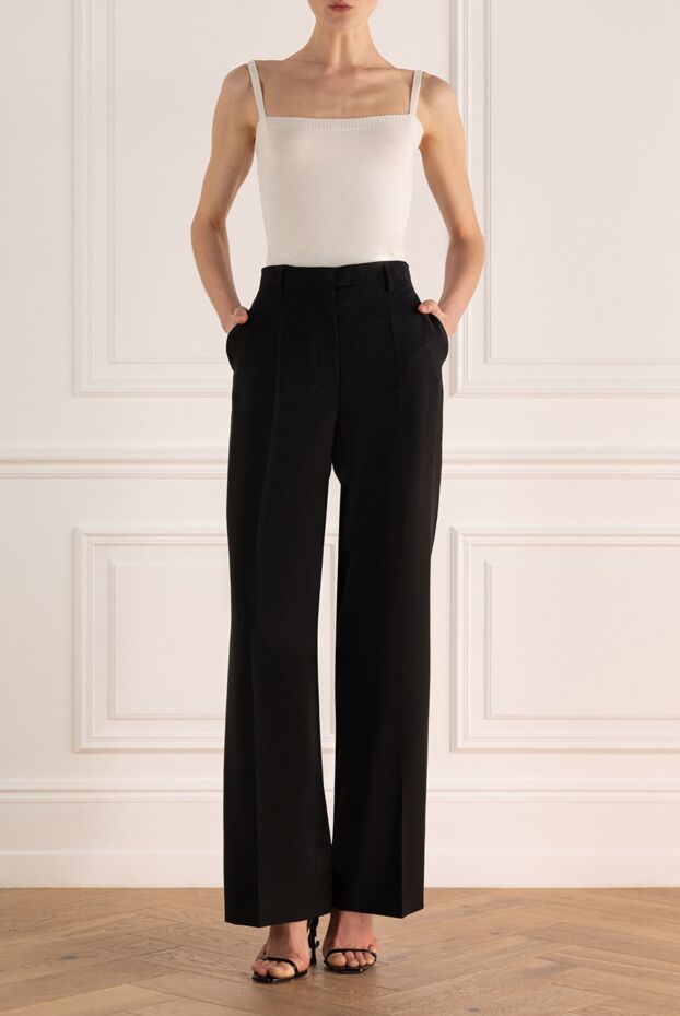 Prada женские брюки черные женские купить с ценами и фото 169651 - фото 2
