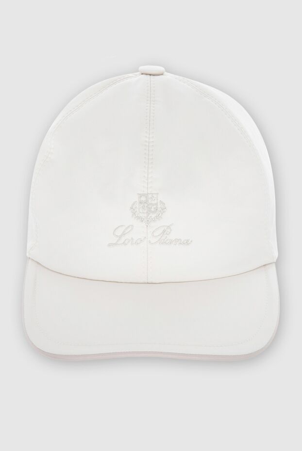 Loro Piana мужские кепка из полиамида белая мужская купить с ценами и фото 169676 - фото 1