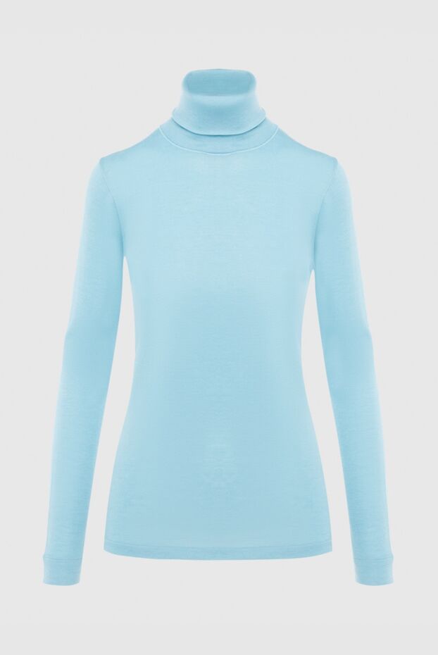 Loro Piana woman blue cashmere and silk golf for women buy with prices and photos 169706 - photo 1