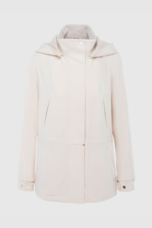 Loro Piana woman down jacket made of cashmere and polyamide, beige for women buy with prices and photos 169723 - photo 1