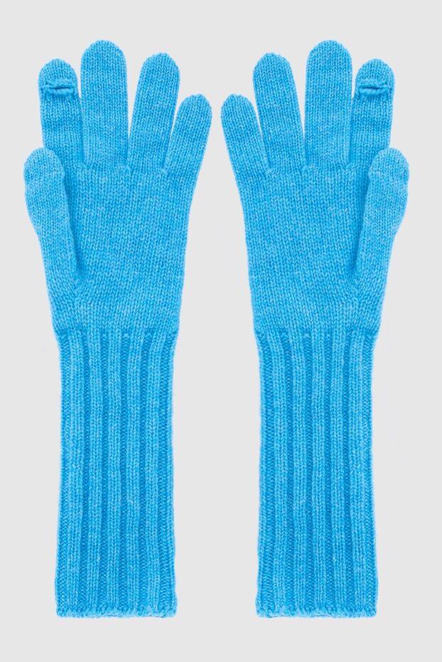 Loro Piana blue cashmere gloves for women 169747 - photo 3