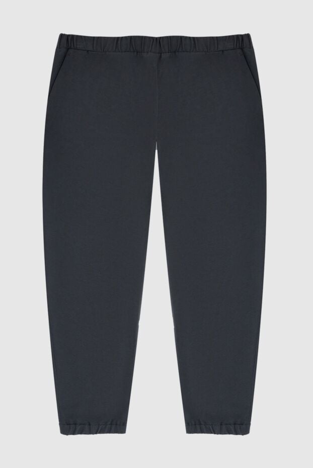 Loro Piana dark blue cotton joggers with elastic waistband (markdown) 195739 - photo 1