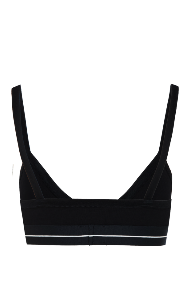 Khaite minimalist black bustier top with branded trim 169808 - photo 3