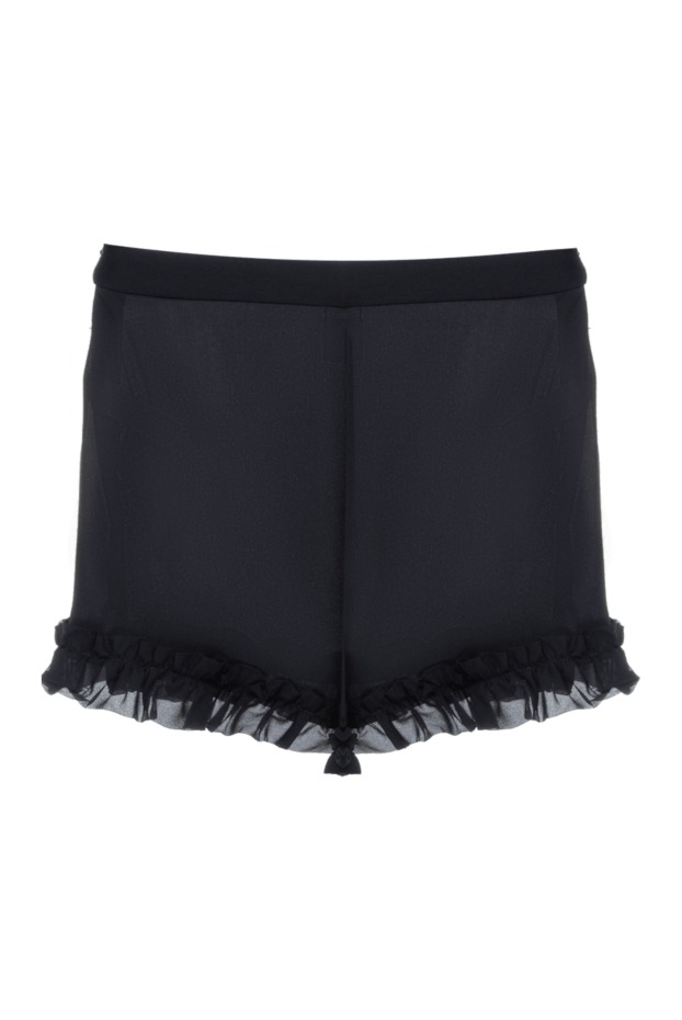 Khaite женские шорты из шелка черные женские купить с ценами и фото 169817 - фото 1