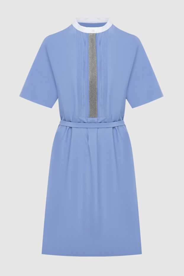 Tonet женские платье из хлопка и вискозы голубое женское купить с ценами и фото 169854 - фото 1