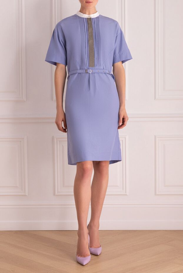 Tonet woman blue cotton and viscose dress for women buy with prices and photos 169854 - photo 2