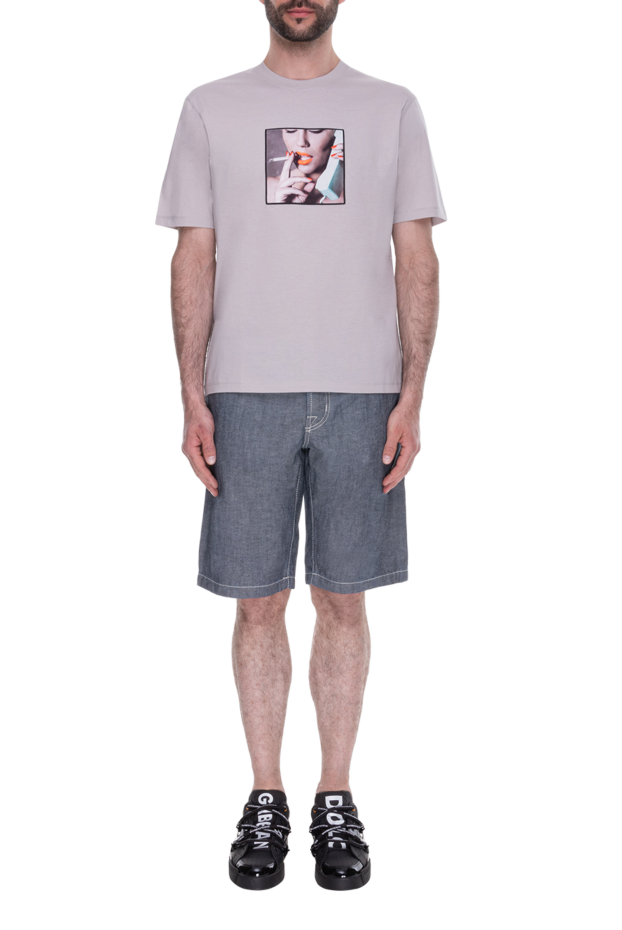 Jacob Cohen man gray cotton shorts for men buy with prices and photos 169861 - photo 2