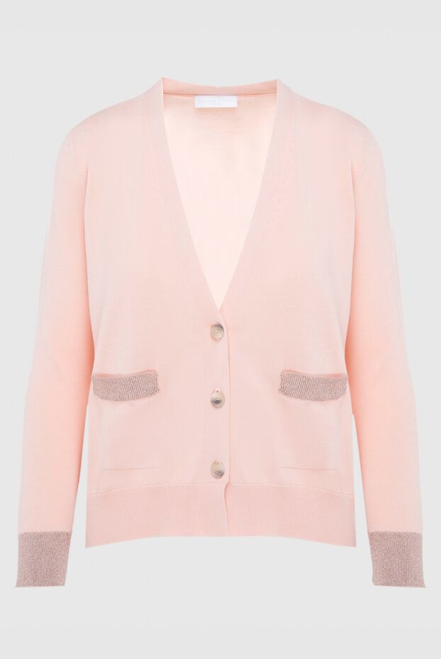 Fabiana Filippi woman pink cotton cardigan for women buy with prices and photos 169867 - photo 1