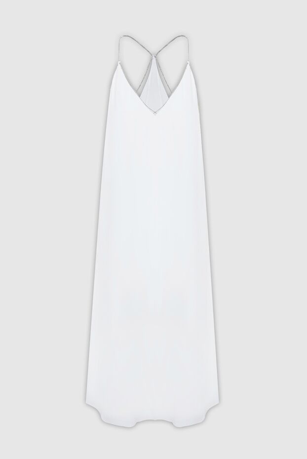 Fabiana Filippi женские платье из вискозы белое женское купить с ценами и фото 169875 - фото 1