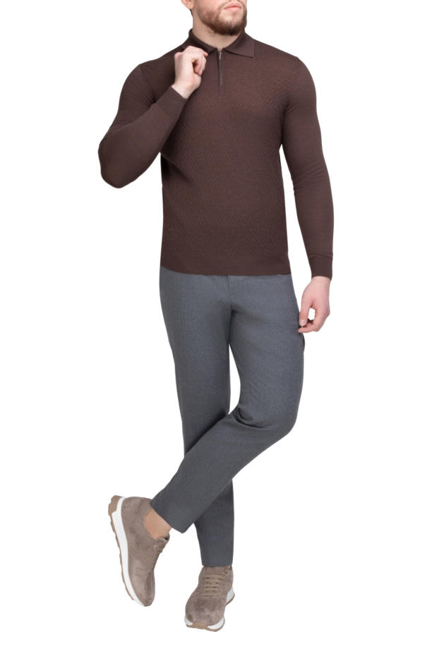 PT01 (Pantaloni Torino) men's tapered fleece trousers 169894 - photo 2