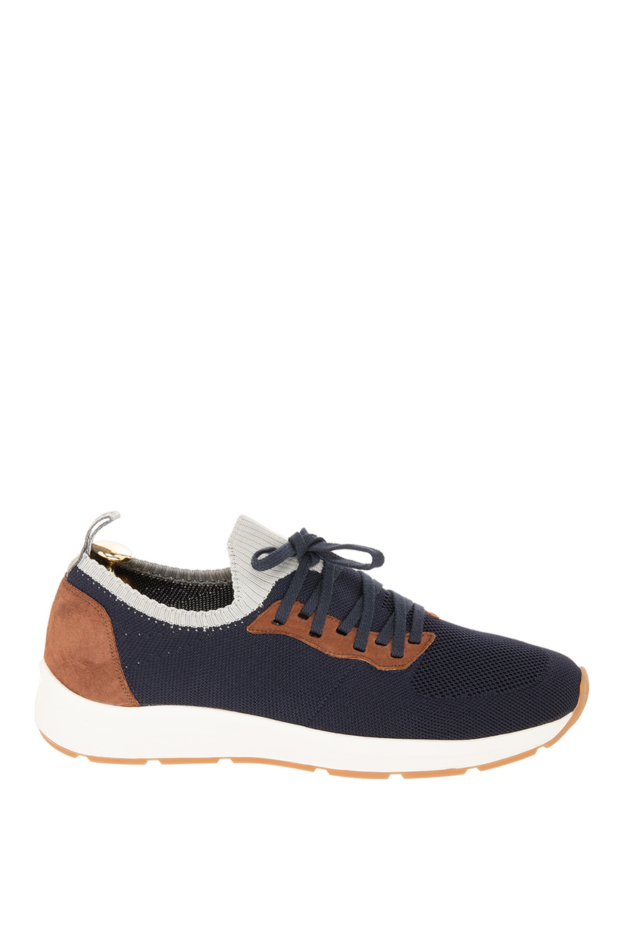 Andrea Ventura man sneakers in suede textile blue for men buy with prices and photos 170053 - photo 1