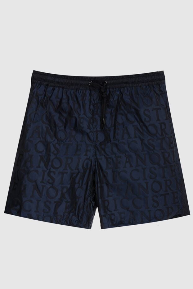 Stefano Ricci men's dark blue polyester beach shorts 170126 - photo 1