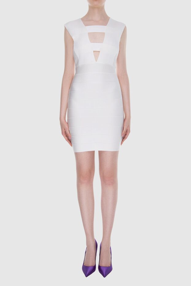 Herve Leger женские платье белое женское купить с ценами и фото 170153 - фото 2