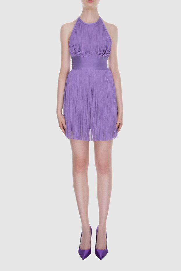 Herve Leger женские платье фиолетовое женское купить с ценами и фото 170154 - фото 2