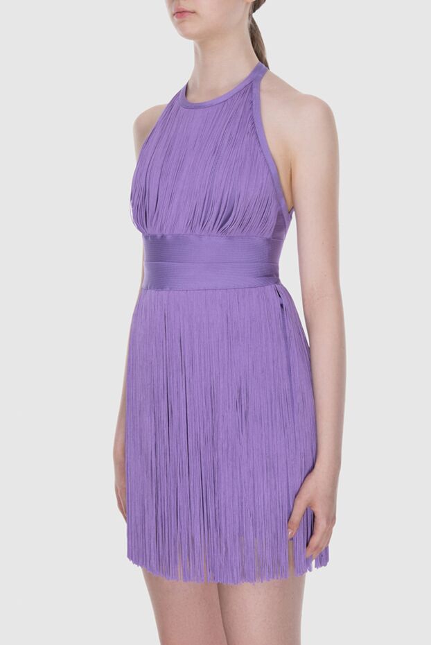 Herve Leger платье фиолетовое женское 170154 - фото 3