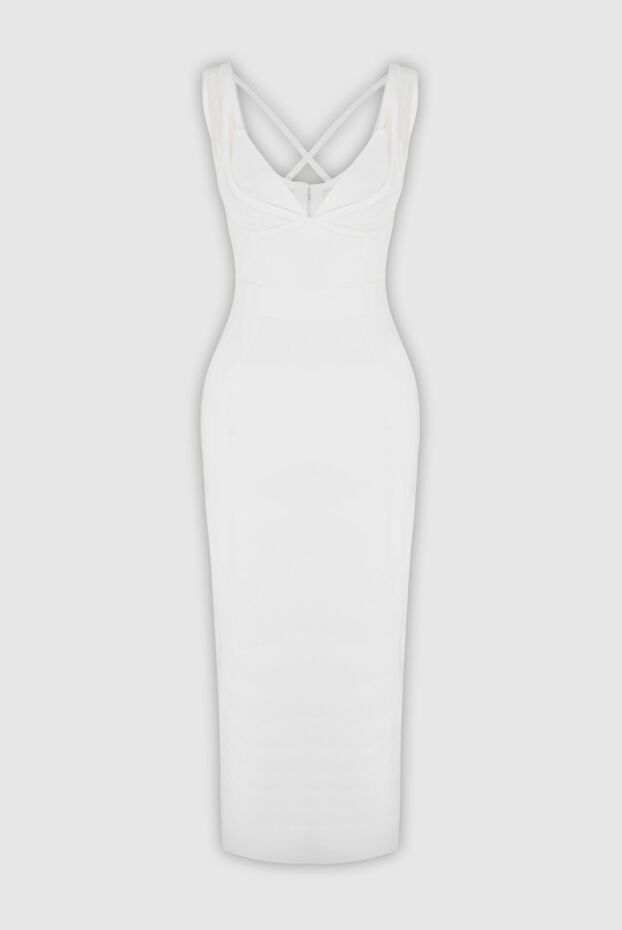 Herve Leger женские платье белое женское купить с ценами и фото 170158 - фото 1
