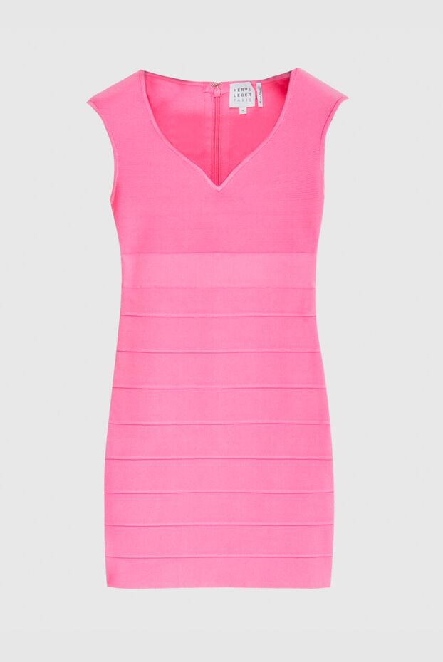 Herve Leger женские платье розовое женское купить с ценами и фото 170159 - фото 1