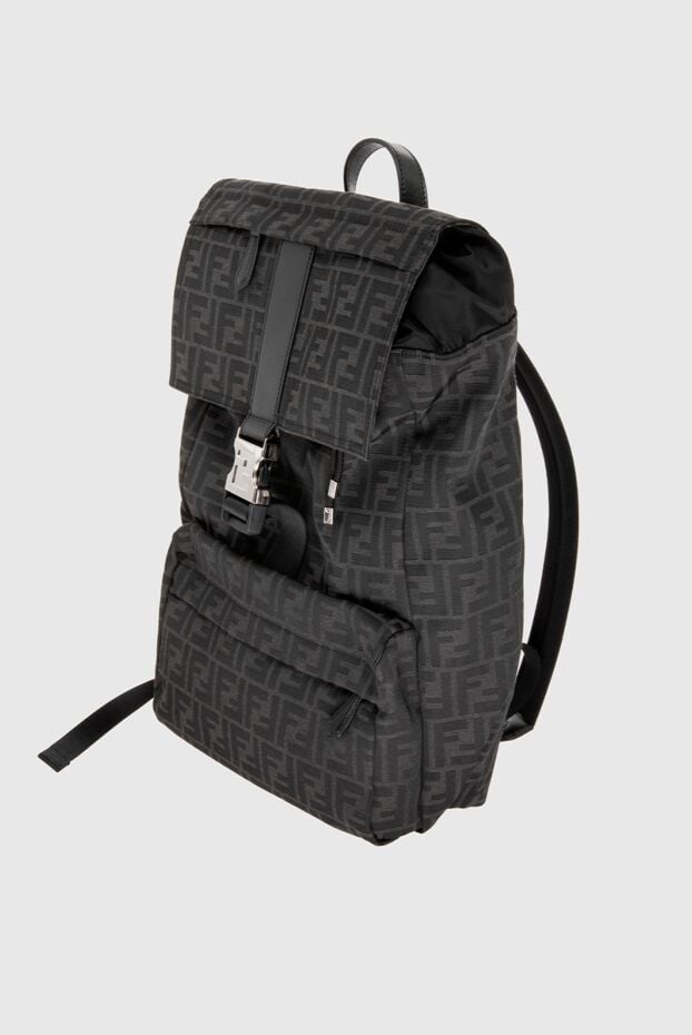 Fendi polyester and cotton backpack black for men 170185 - photo 3