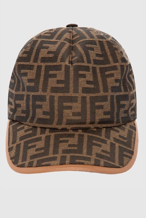Fendi brown cotton and polyester cap for men 170186 - photo 1