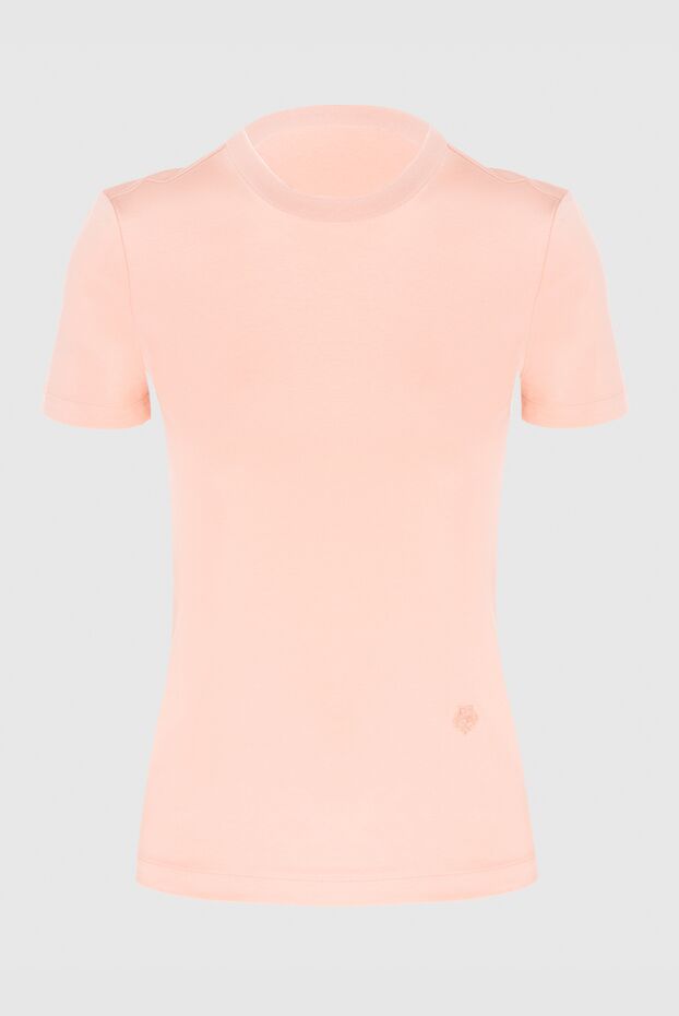 Loro Piana женские футболка из хлопка розовая женская купить с ценами и фото 170225 - фото 1