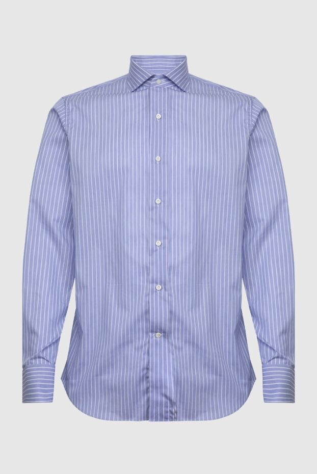 Alessandro Gherardi men's blue cotton striped shirt 170251 - photo 1